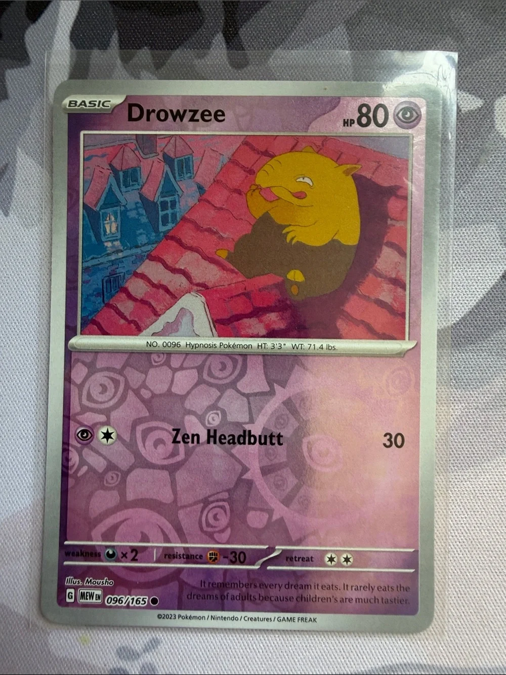 Drowzee & Hypno Pokémon Evolution Reverse Holo Card Lot 😴 | 3 Cards ✨5/$25✨